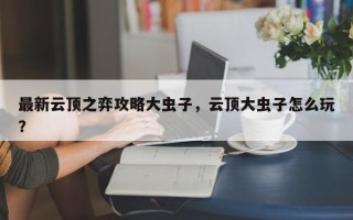 最新云顶之弈攻略大虫子，云顶大虫子怎么玩？