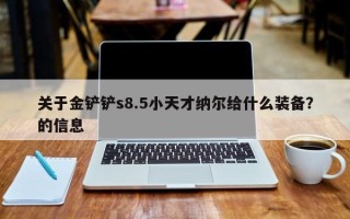 关于金铲铲s8.5小天才纳尔给什么装备？的信息