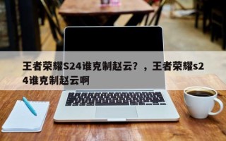 王者荣耀S24谁克制赵云？，王者荣耀s24谁克制赵云啊