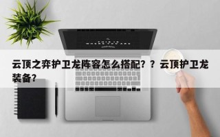 云顶之弈护卫龙阵容怎么搭配？？云顶护卫龙装备？