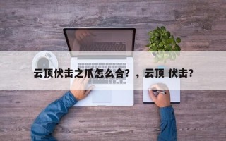 云顶伏击之爪怎么合？，云顶 伏击？