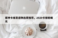 原神卡维圣遗物选择推荐，2020卡维妲曝光