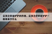 云顶之弈金铲铲的作用，云顶之弈的金铲铲一般用来干什么